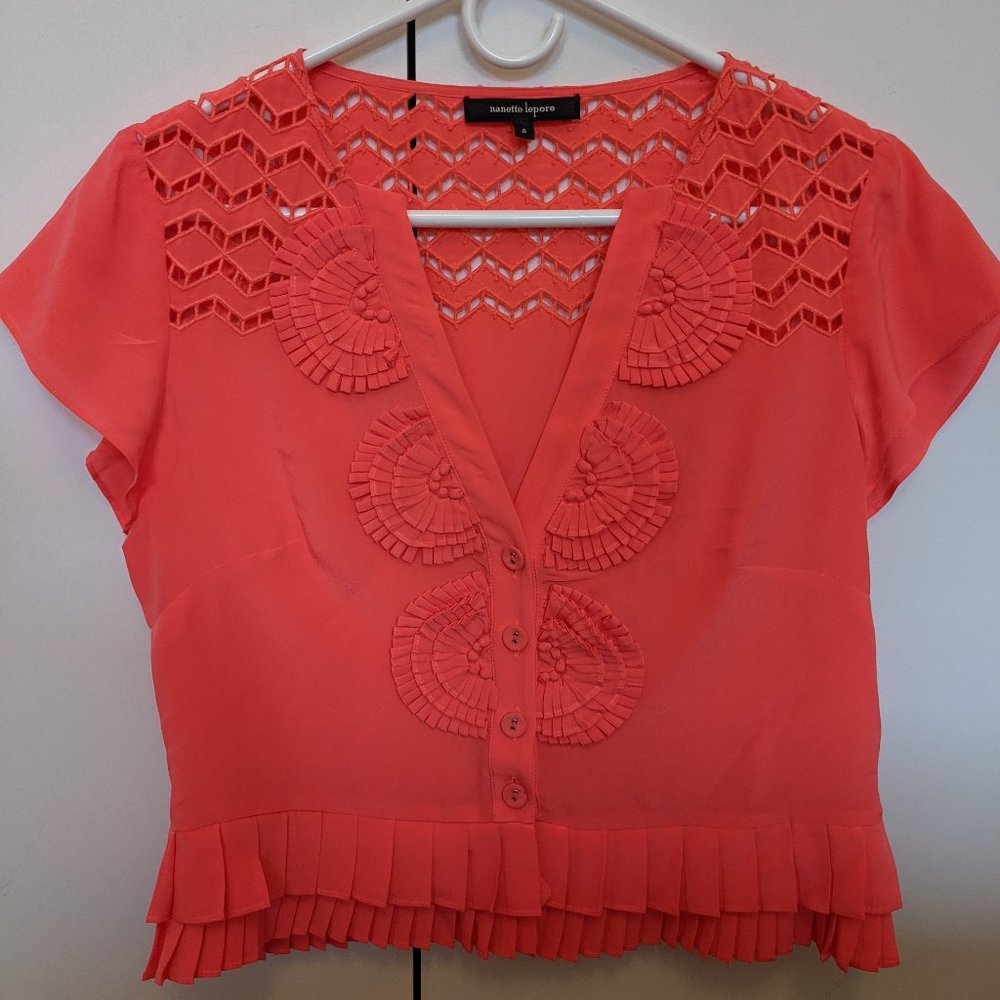 Nanette Lepore silk top